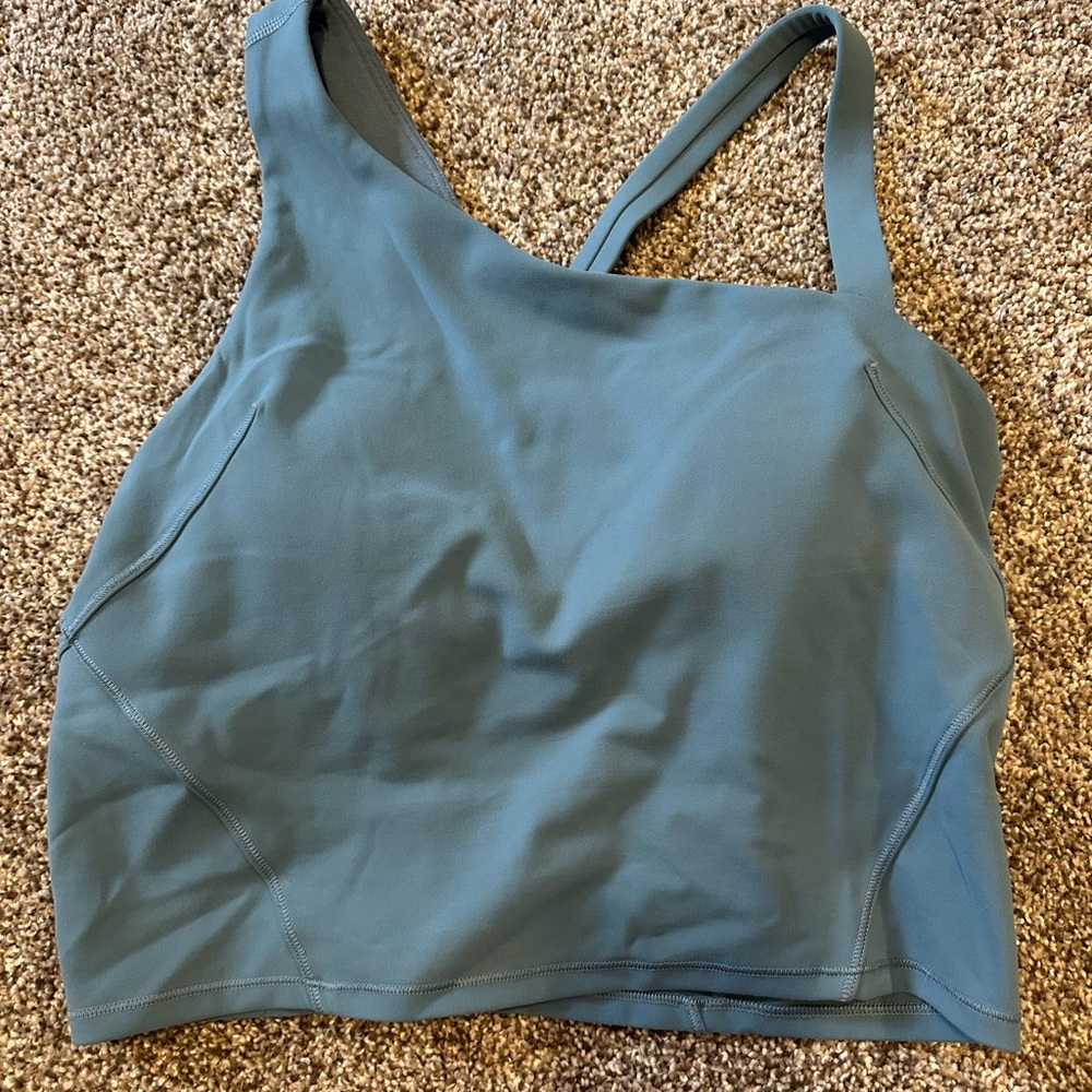 lululemon athletica Blue Tank Top